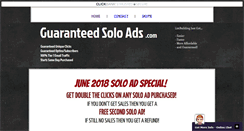 Desktop Screenshot of guaranteedsoloads.com